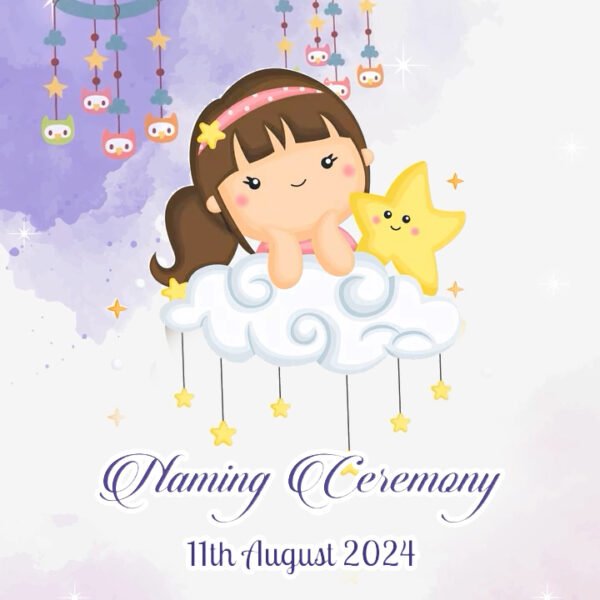 Naming Cermeony Invitation EH-341