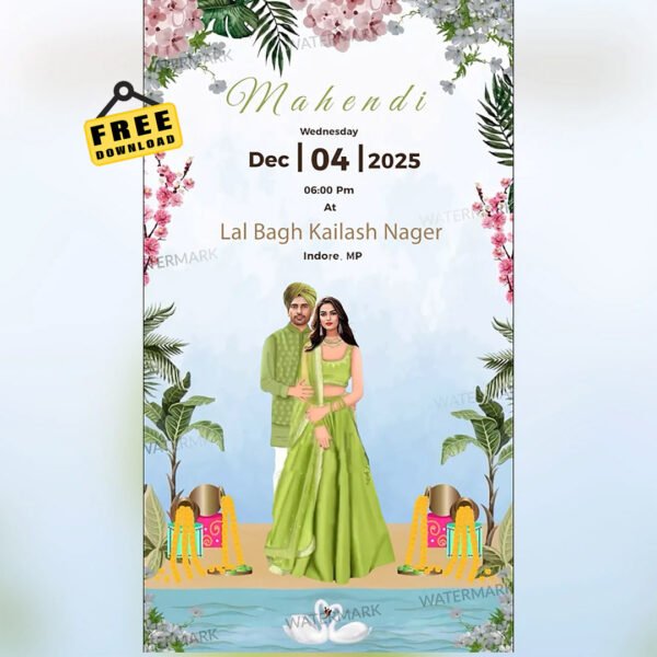 Sikh Wedding Invitation EH-300