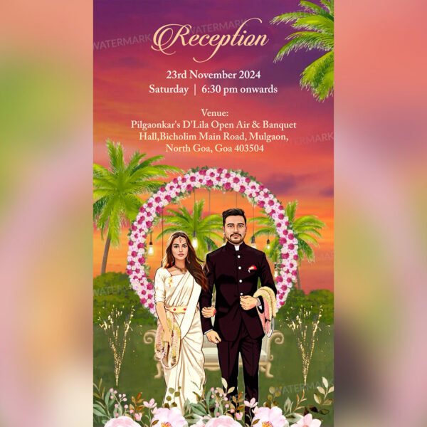 Wedding Reception Invitation EH-379