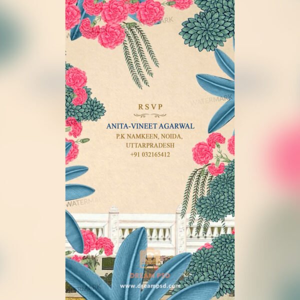 Old Indian Traditional Wedding Invitation EH-396 - Image 9