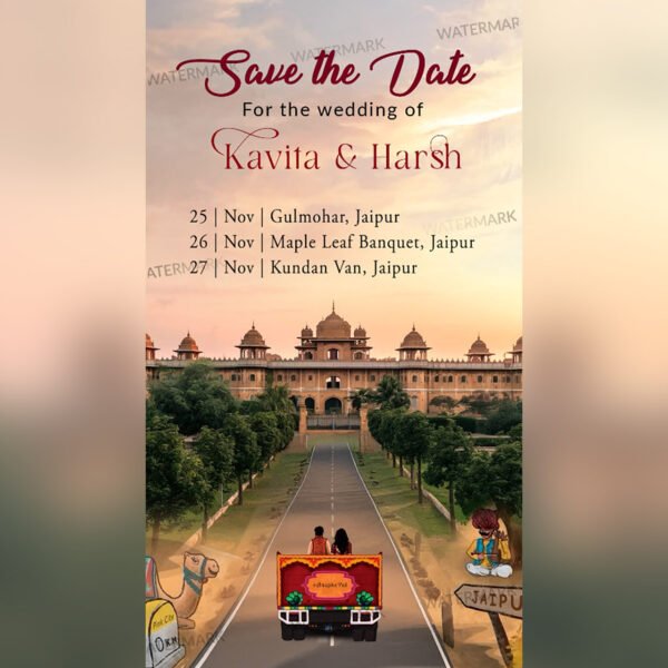 Wedding Save the Date EH-412