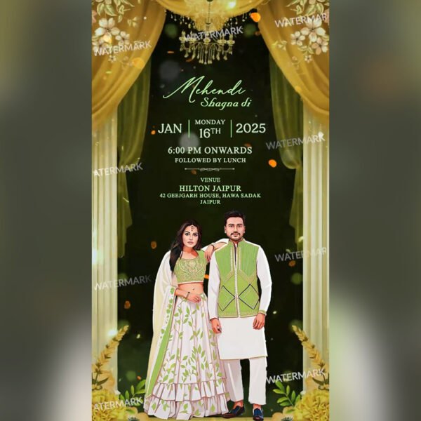 Wedding Invitation EH-393 - Image 5