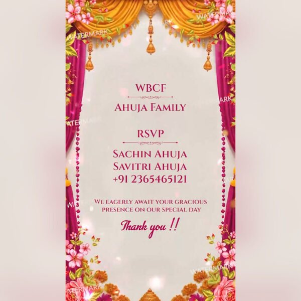 Wedding Invitation EH-393 - Image 7