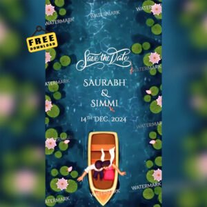 Save the Date Invitation EH-363