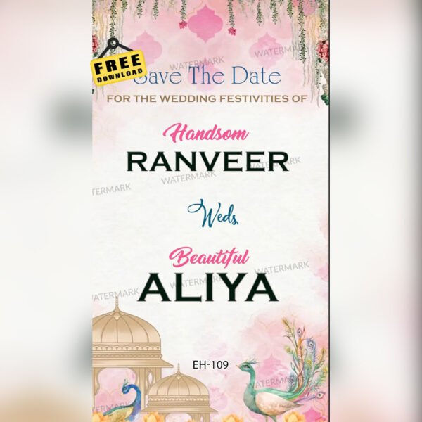 Wedding Invitation eh-109