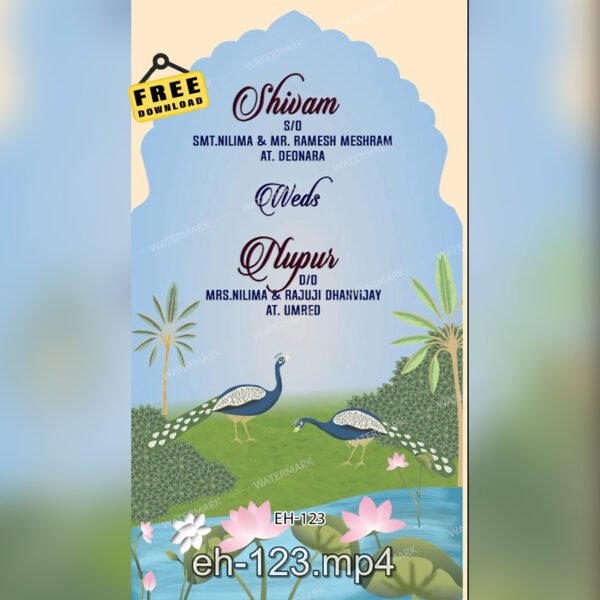 Wedding Invitation EH-123