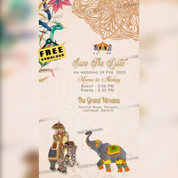 Save the date Invitation EH-471