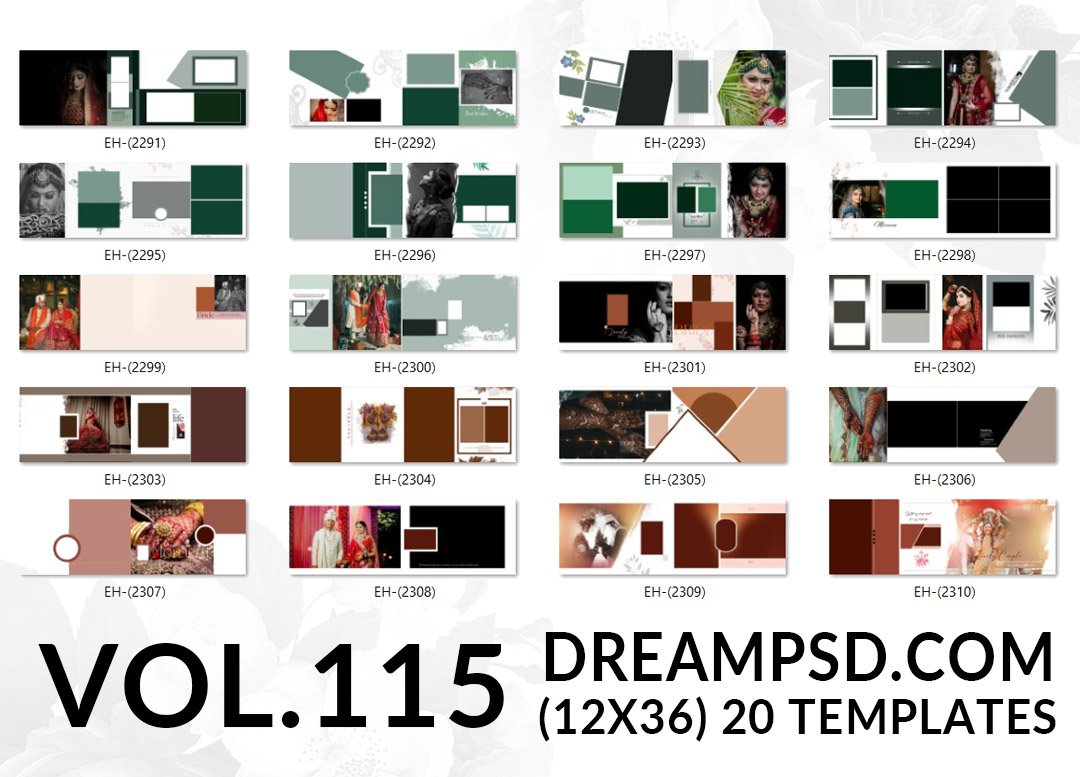 Free Album PSD Templates Vol.115​