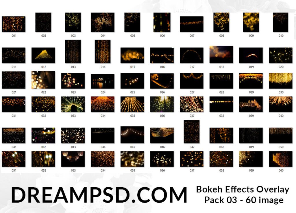 Bokeh Effects Overlay Pack 03