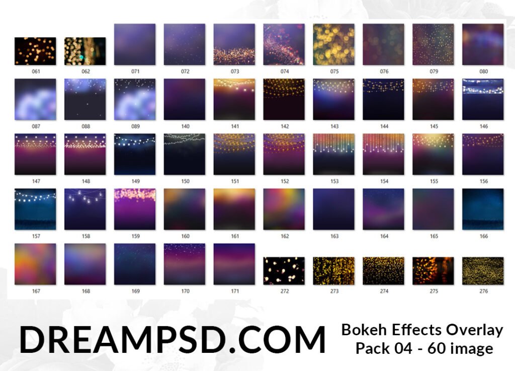 Bokeh Effects Overlay Pack 04