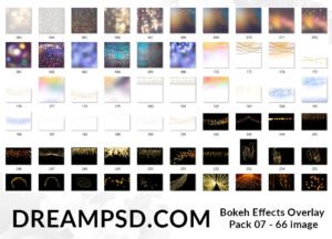 Bokeh Effects Overlay Pack 07