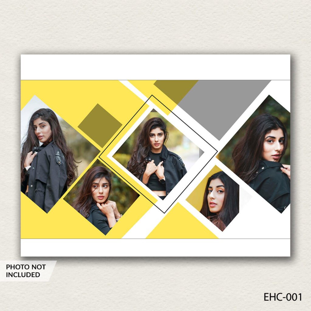 photo collage PSD template EHC-001