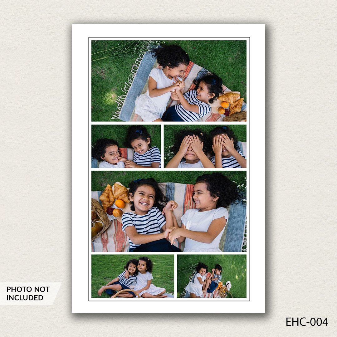 photo collage PSD template EHC-004