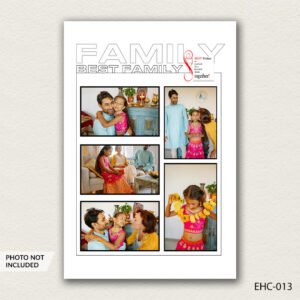 photo collage PSD template EHC-013