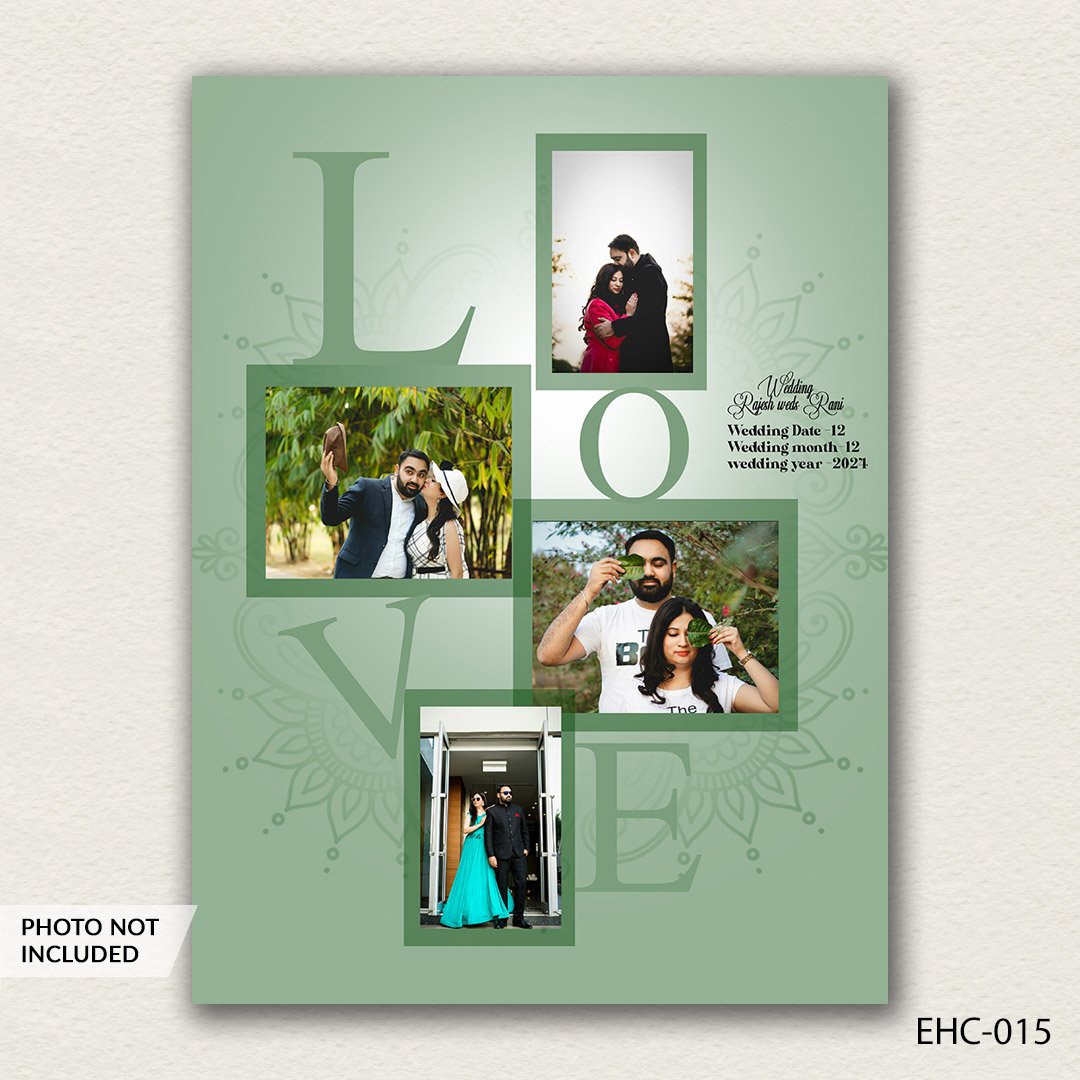 photo collage PSD template EHC-015