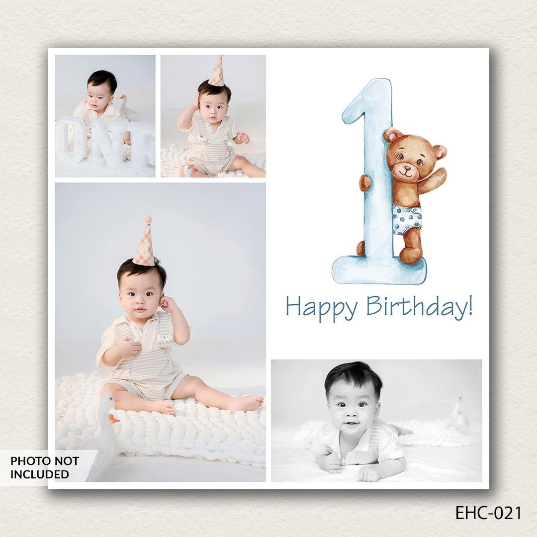 photo collage PSD template EHC-021