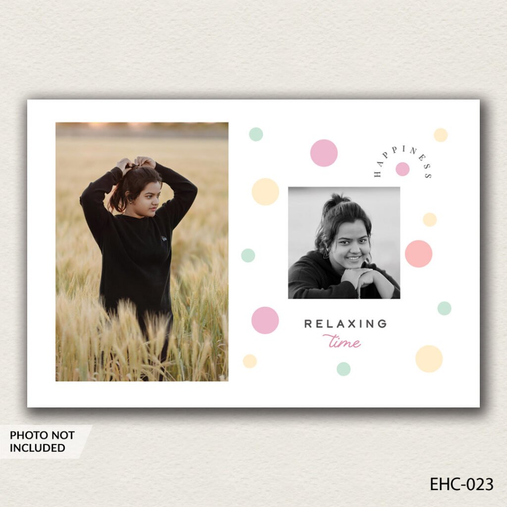 photo collage PSD template EHC-023