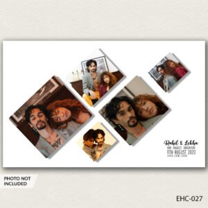 photo collage PSD template EHC-027