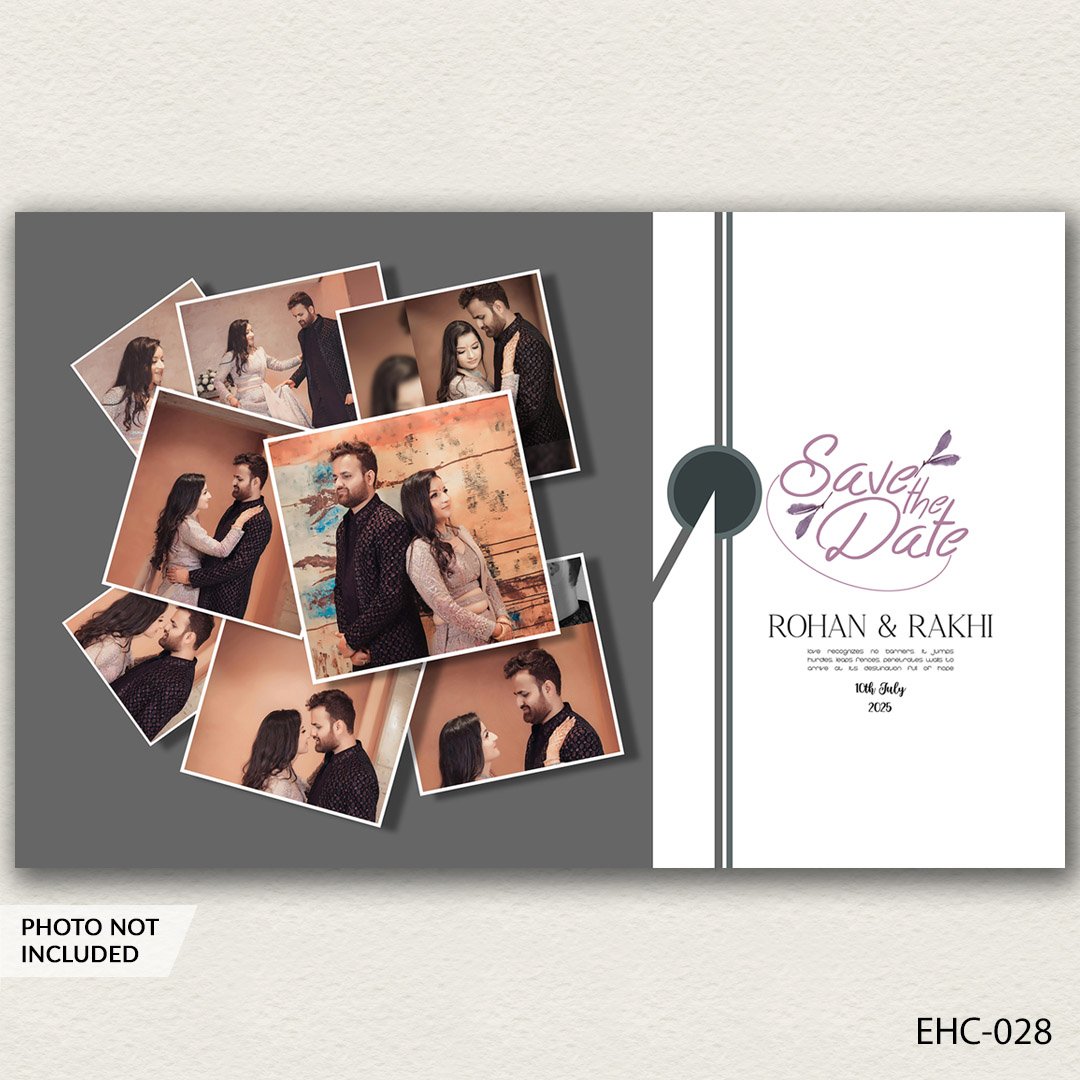 photo collage PSD template EHC-028