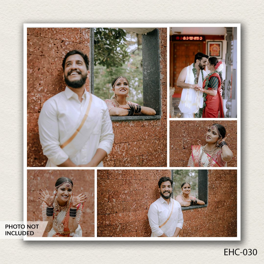 photo collage PSD template EHC-030