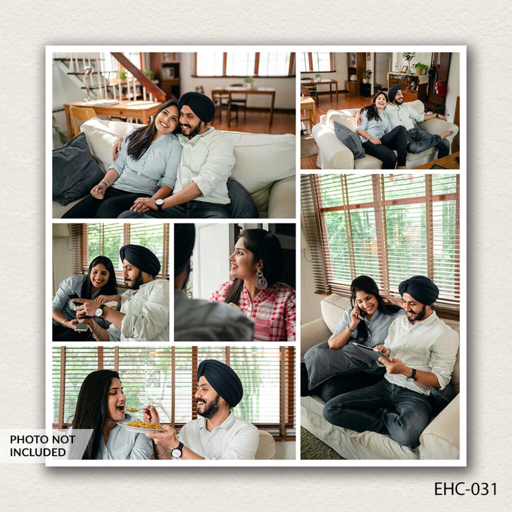 photo collage PSD template EHC-031