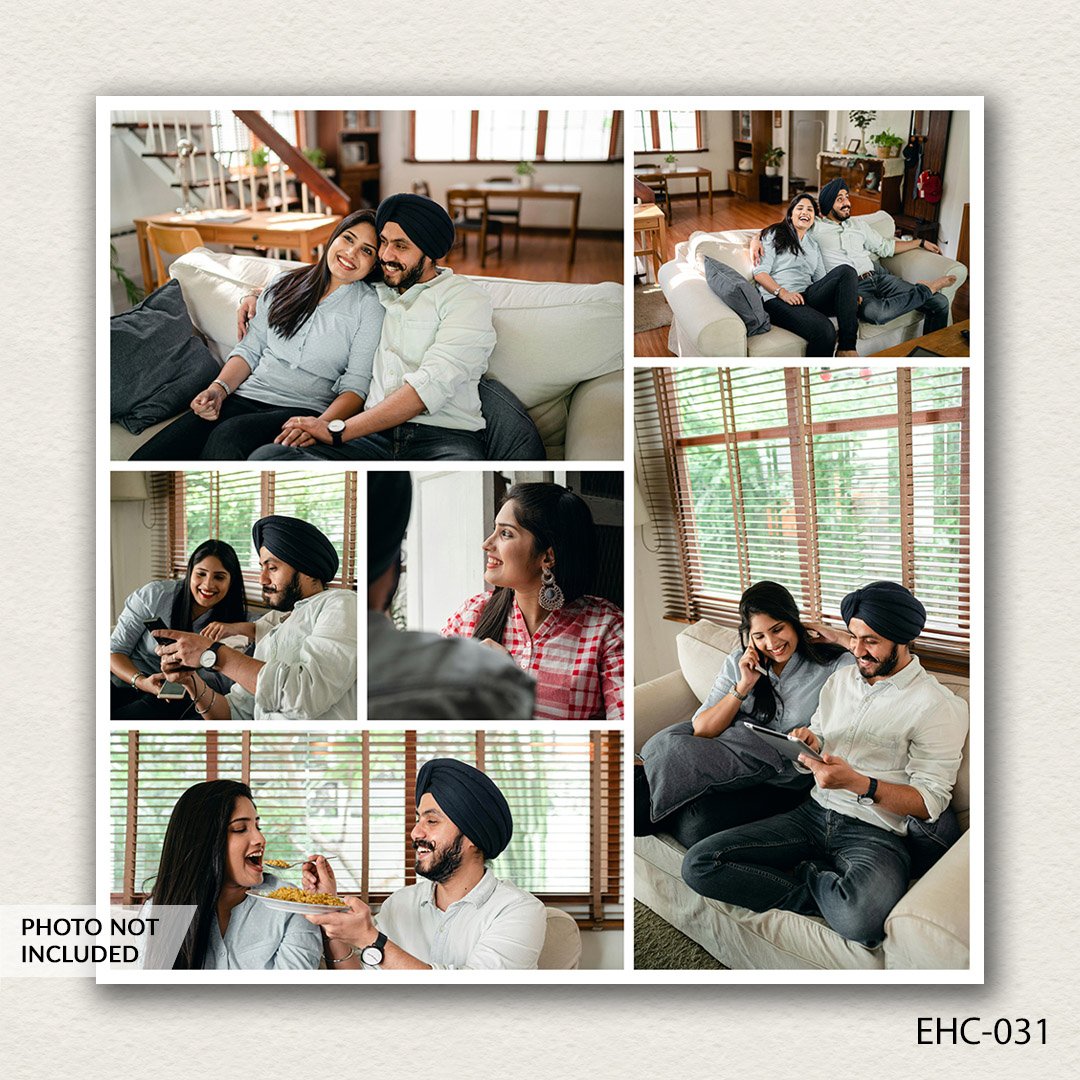 photo collage PSD template EHC-031