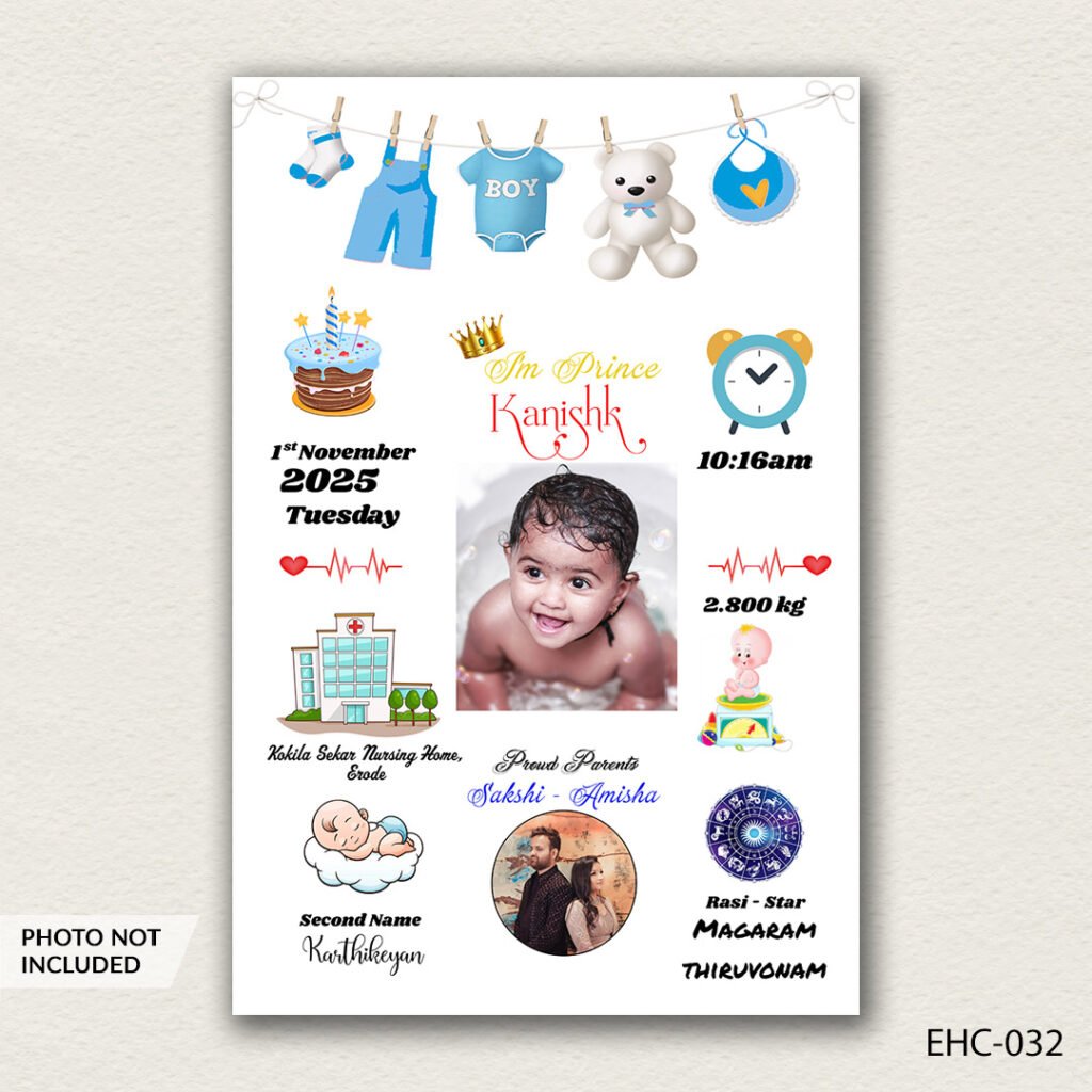 photo collage PSD template EHC-032