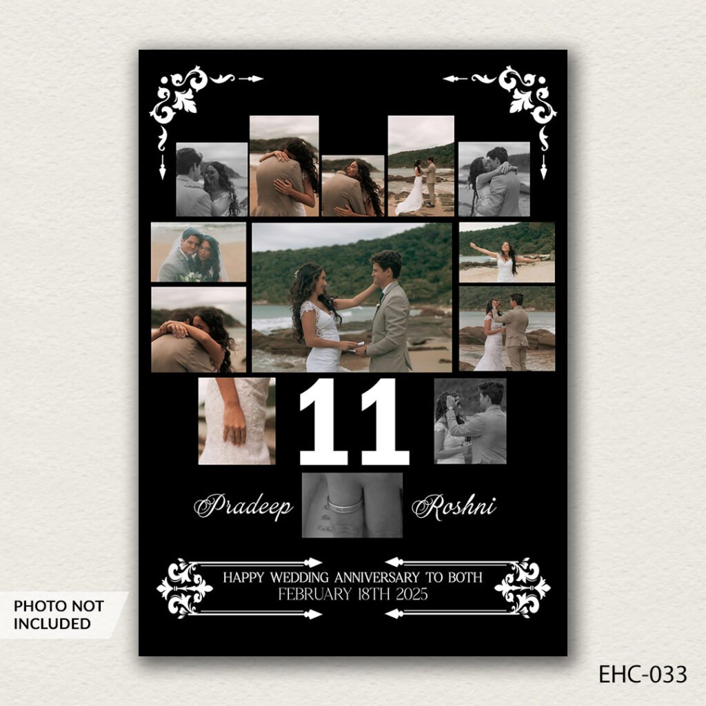photo collage PSD template EHC-033