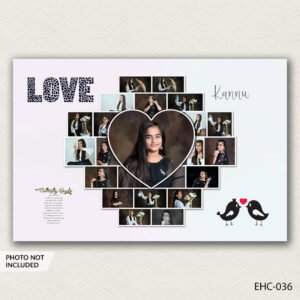 photo collage PSD template EHC-036