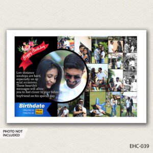 photo collage PSD template EHC-039