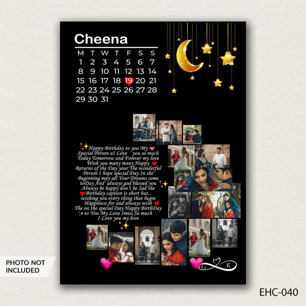 photo collage PSD template EHC-040