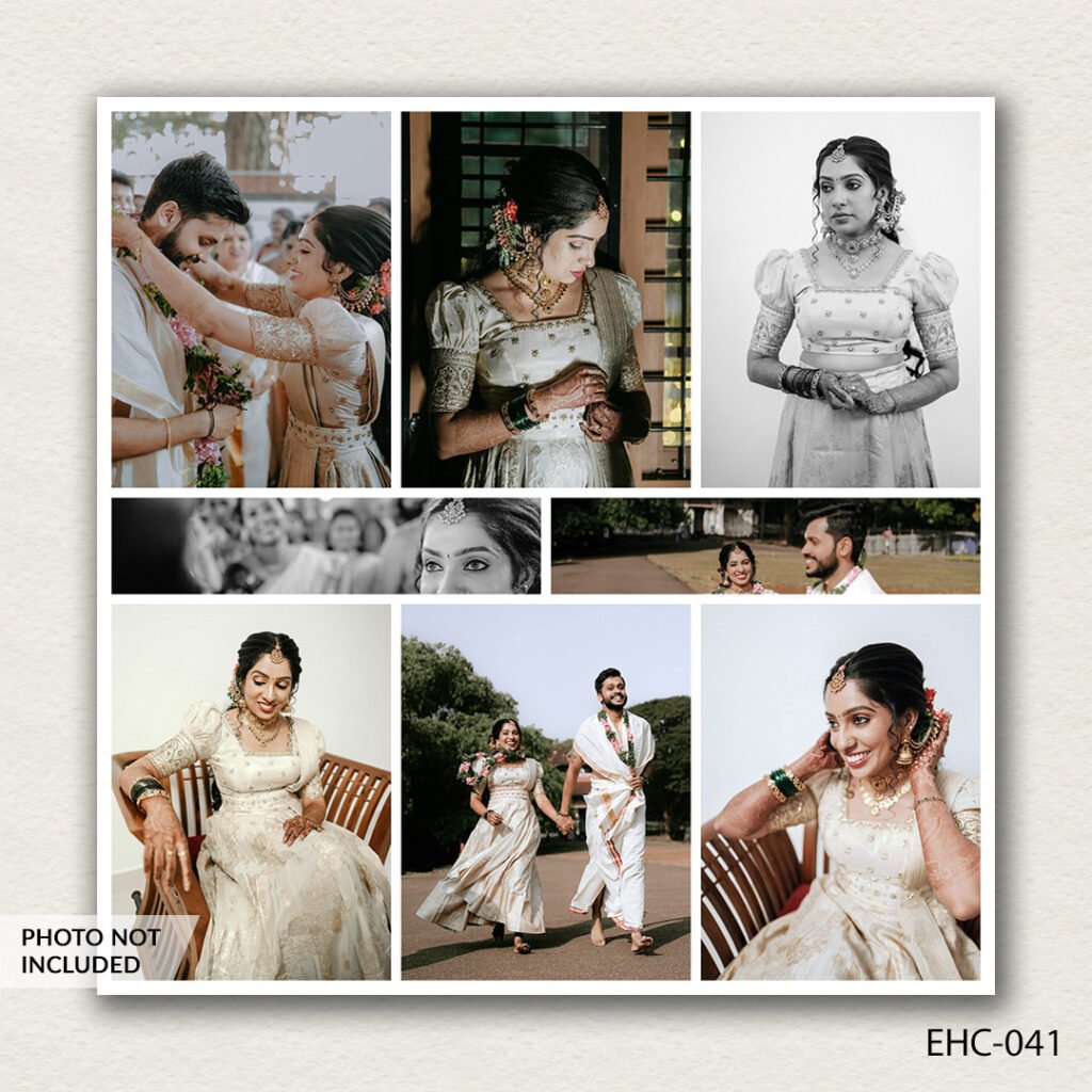photo collage PSD template EHC-041