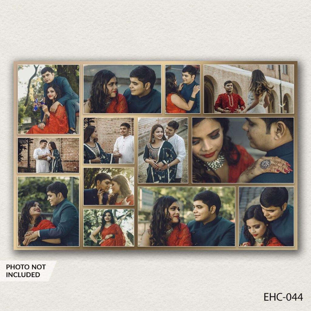photo collage PSD template EHC-044