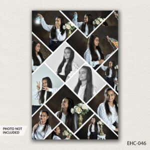photo collage PSD template EHC-046