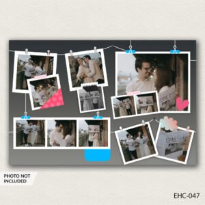 photo collage PSD template EHC-047