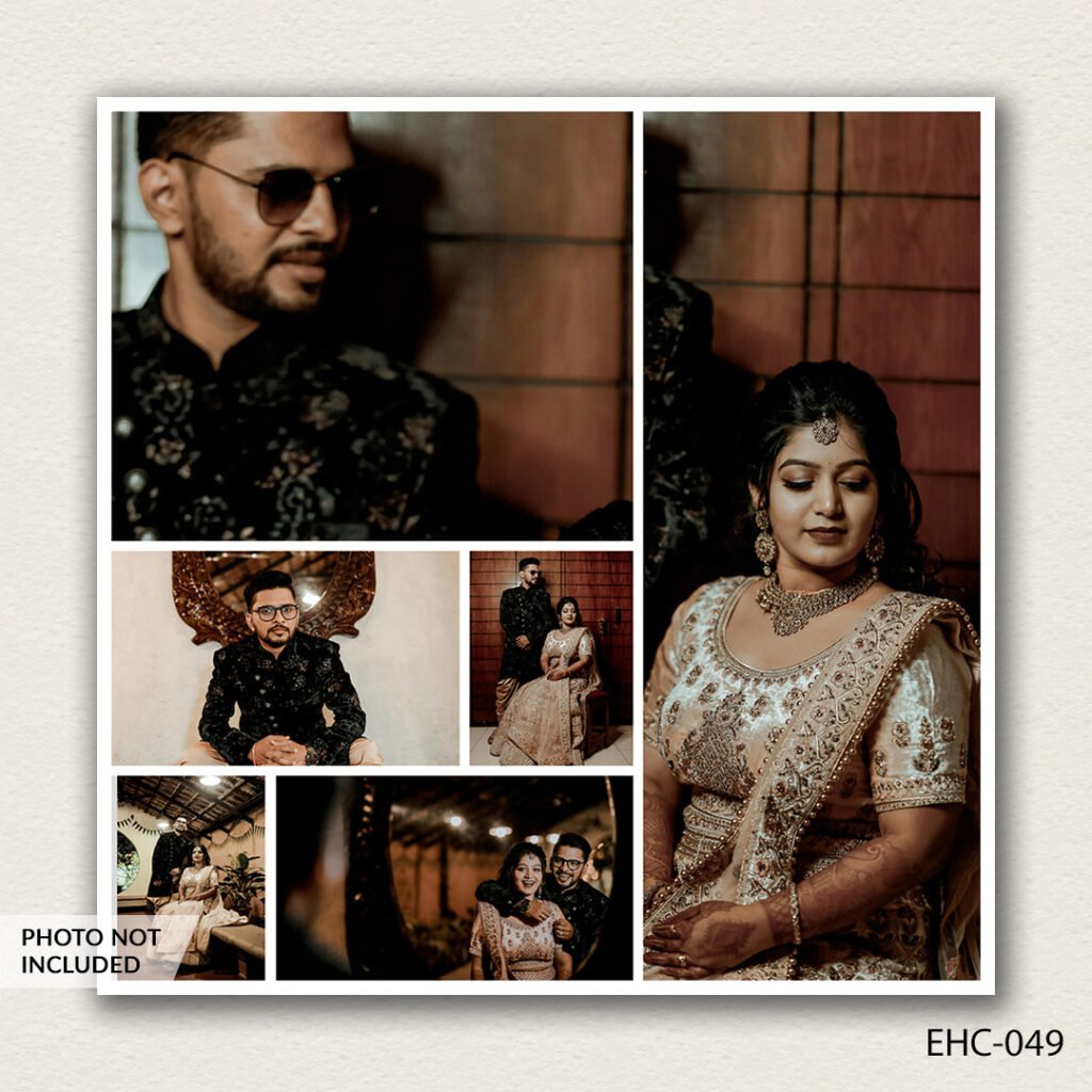 photo collage PSD template EHC-049