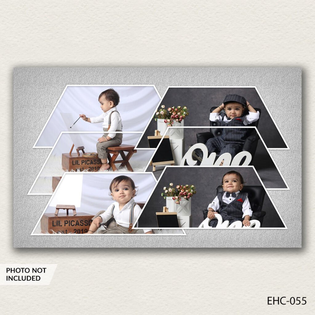 photo collage PSD template EHC-055