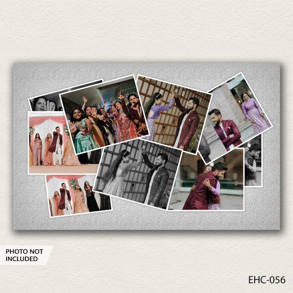 photo collage PSD template EHC-056