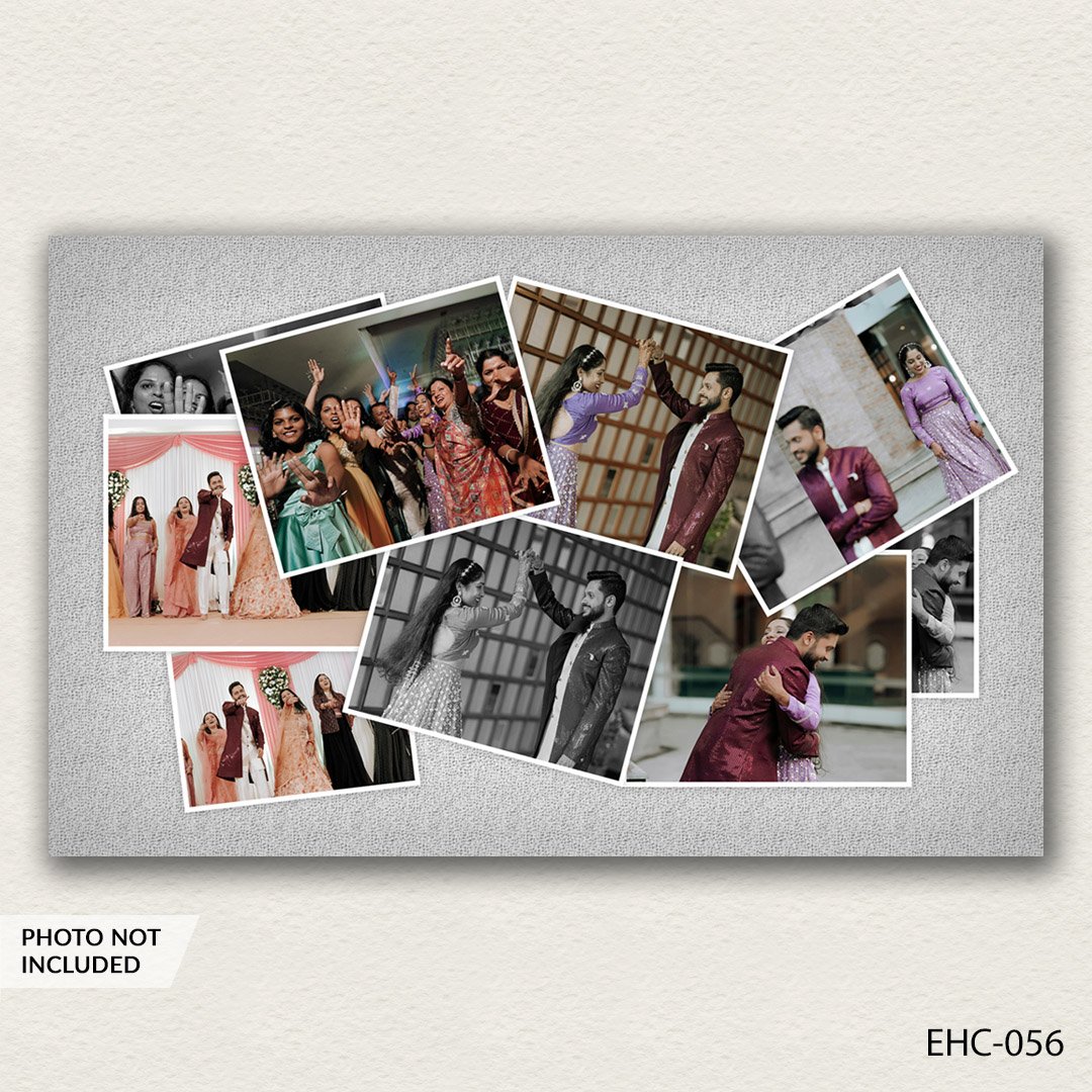 photo collage PSD template EHC-056