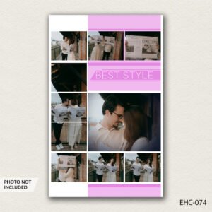 photo collage PSD template EHC-074