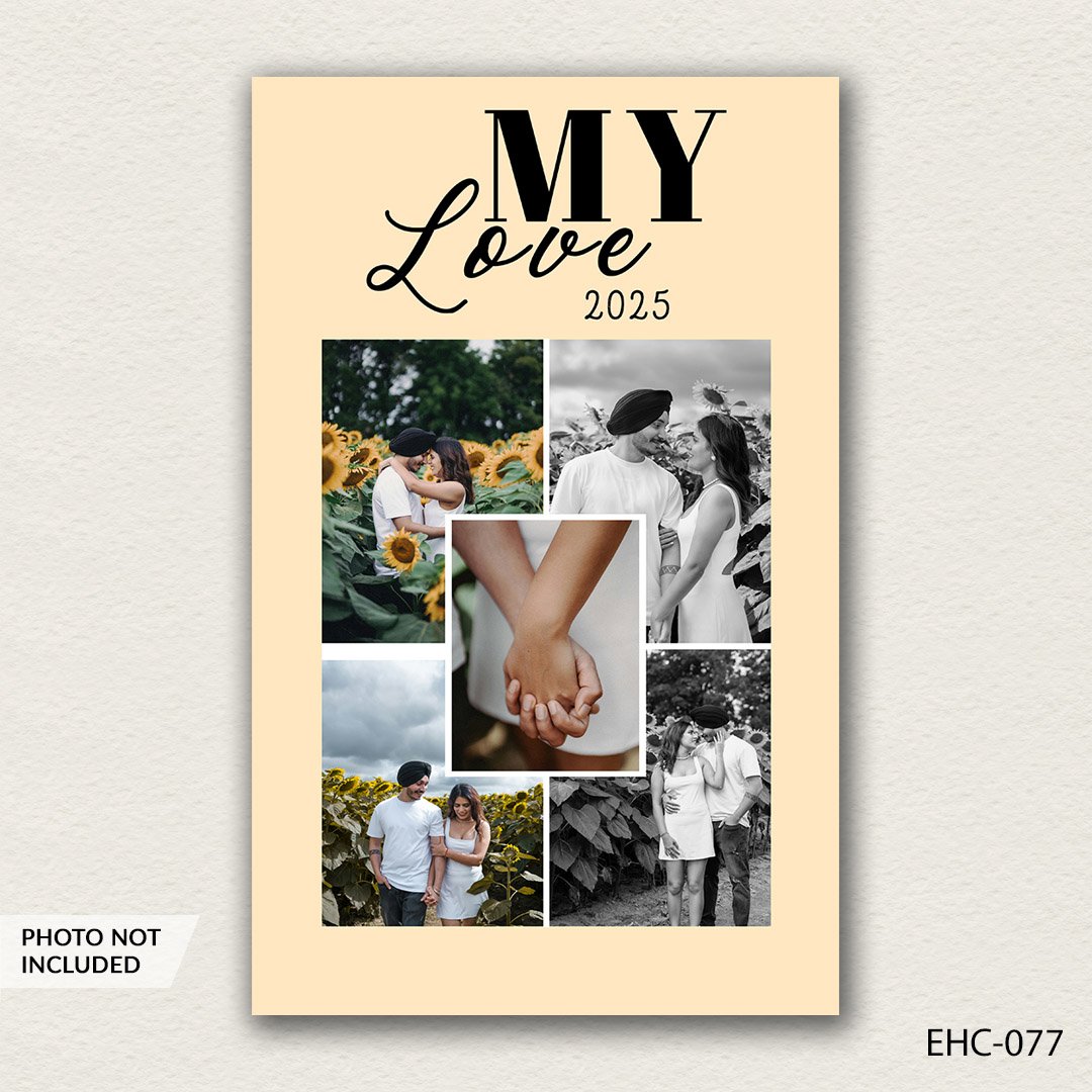 photo collage PSD template EHC-077