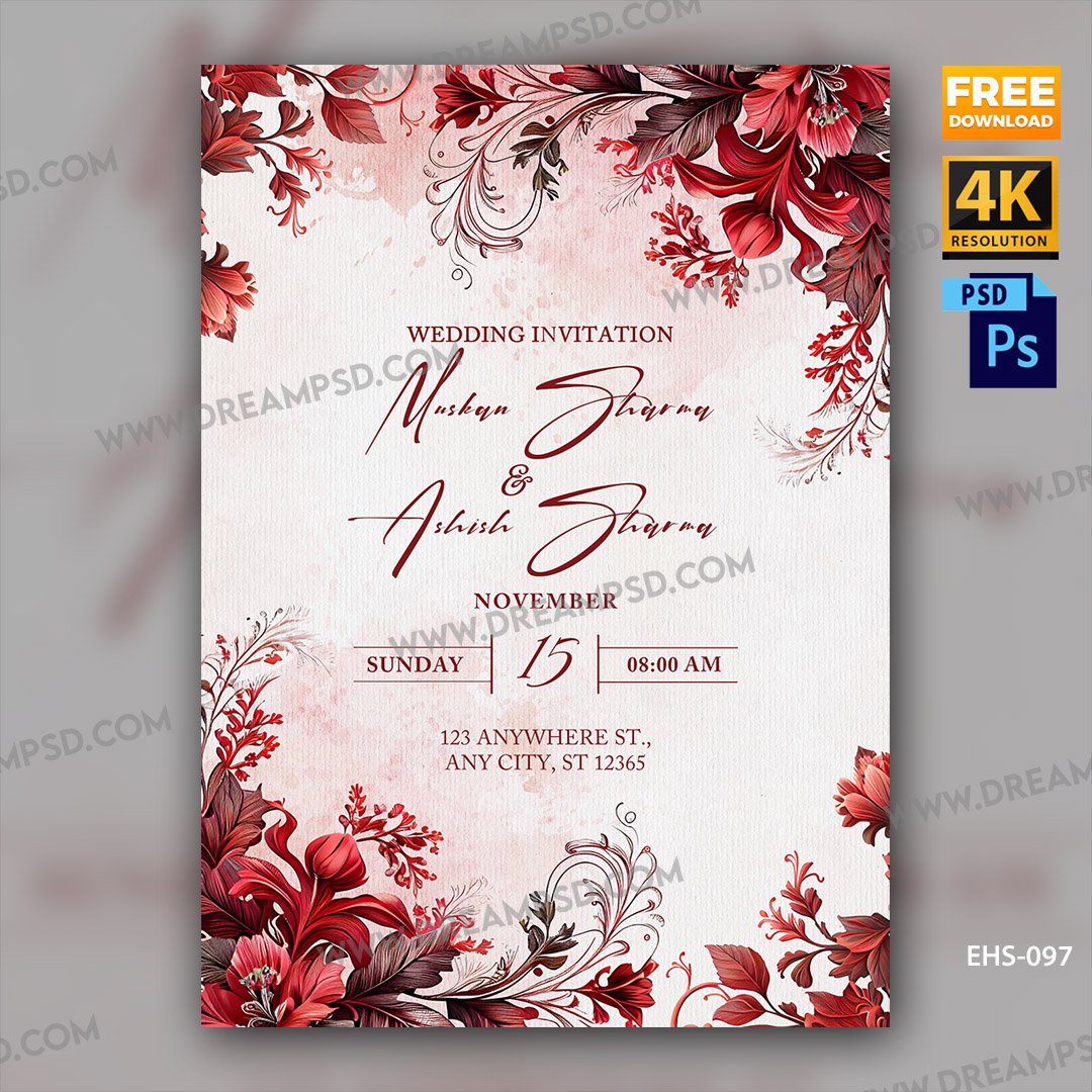 Engagement Invitation Card EHS-097