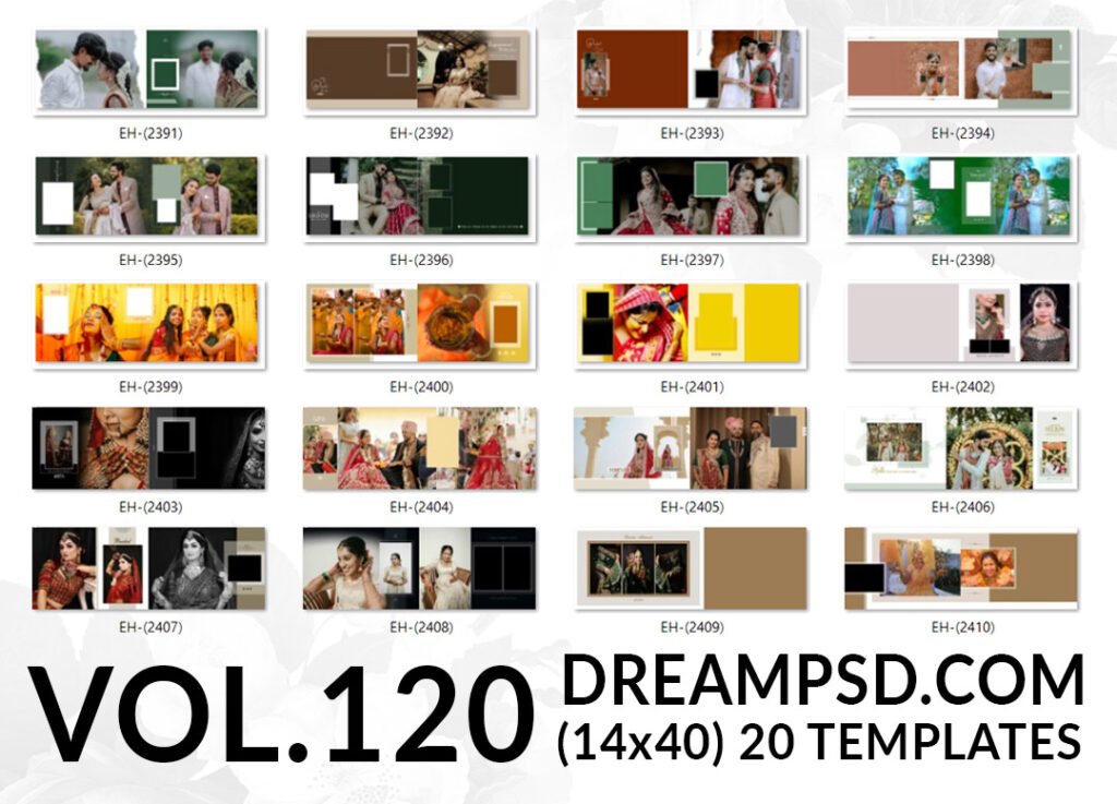 Free Download Album PSD Templates Vol.120