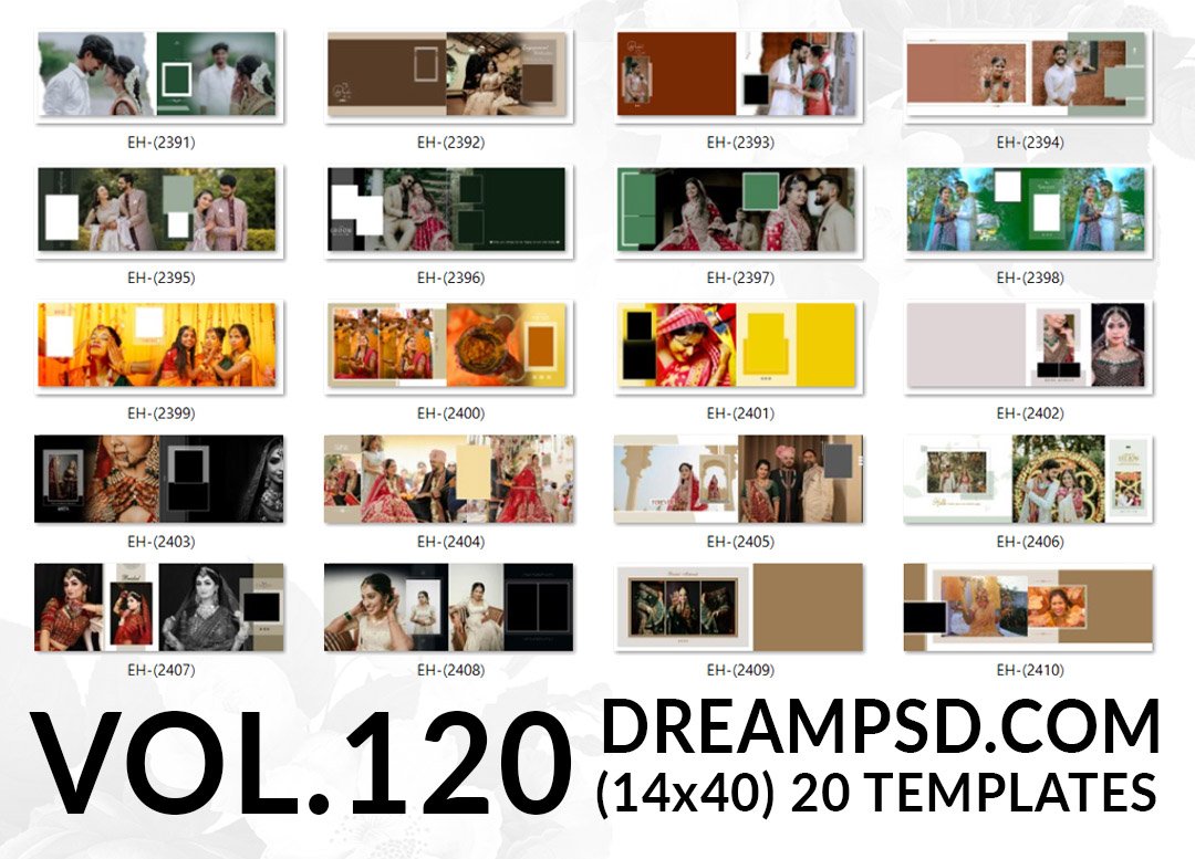 Free Download Album PSD Templates Vol.120