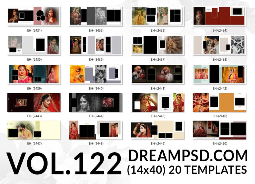 Free Download Album PSD Templates Vol.122