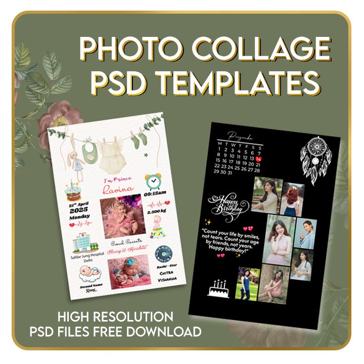 photo collage psd templates