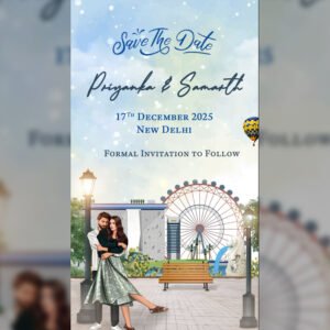 Save the Date Invitation EH-502