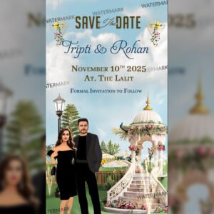 Save the Date Invitation EH-503