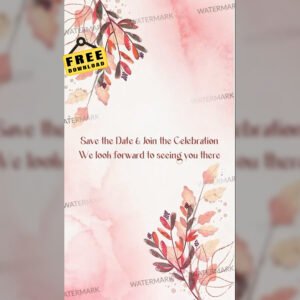 Save the Date Invitation EH-519