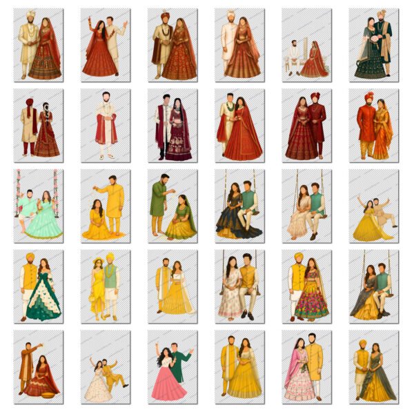 200+ Caricature PNG Files Pack - Image 3